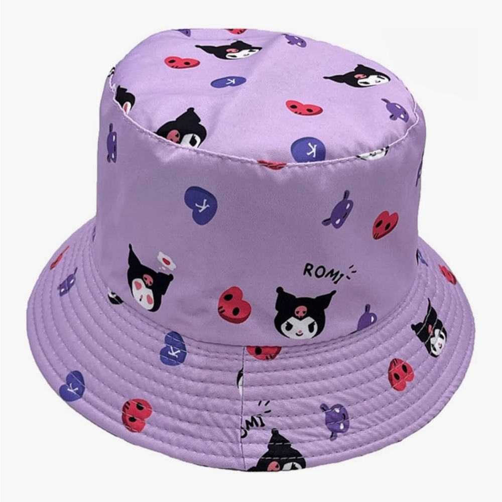 Hello Kitty Lavender Kids Bucket Hat with Fun Prints